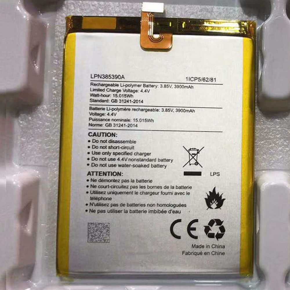 LPN385390A batería batería